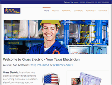Tablet Screenshot of grasselectric.com
